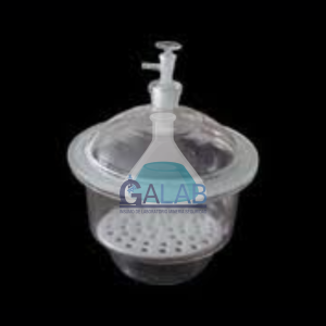 Desecador de vidrio para vacío