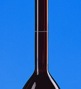 Matraz aforado ámbar clase A