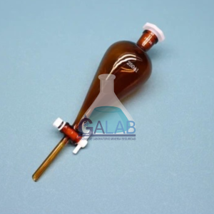 Embudo de decantación ámbar